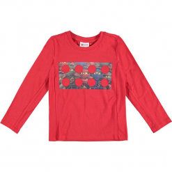 Koszulka "Thomas 717" w kolorze czerwonym. Czerwone t-shirty dla chłopców marki Lego Wear Fashion, z nadrukiem, z długim rękawem. W wyprzedaży za 59.95 zł.