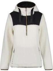 Sweter Damski Luhta Ismari. Białe swetry damskie Luhta, na zimę, s, bez wzorów, z materiału, eleganckie, bez kołnierzyka, bez ramiączek, długie, z kapturem. Za 619.00 zł.