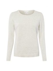 Brookshire Sweter z dzianiny DAmen Kobiety drobna dzianina szary marmurkowy, XL. Szare swetry damskie brookshire, na jesień, xl, bez wzorów, z bawełny, bez kołnierzyka, bez ramiączek, bez kaptura. Za 199.95 zł.