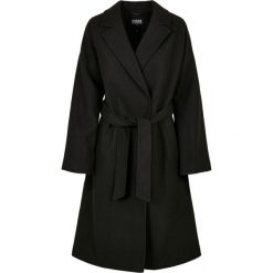 Klasyczny płaszcz damski Urban Classics Oversized (GT). Czarne płaszcze damskie Urban Classics, m, bez wzorów, z materiału, klasyczne, bez kaptura. Za 424.95 zł.