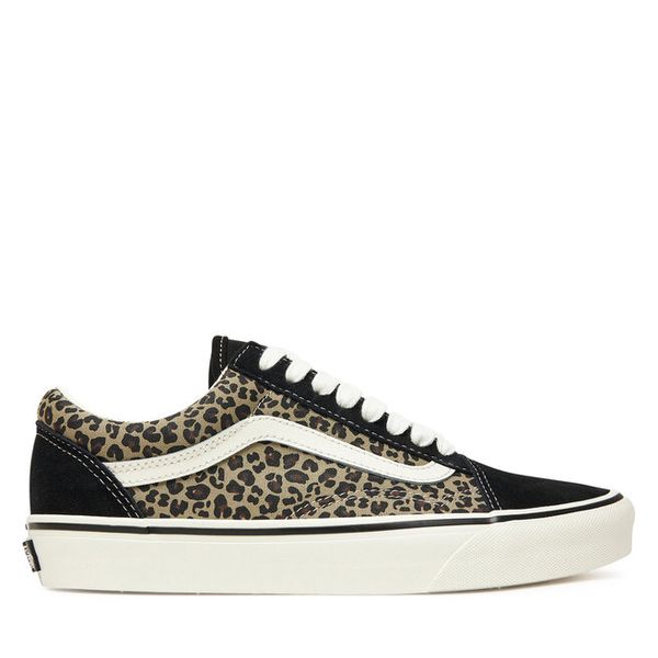 Tenisówki Vans. Czarne trampki i tenisówki damskie Vans, bez wzorów, bez zapięcia. Za 233.99 zł.