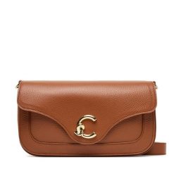 Torebka Coccinelle. Brązowe listonoszki damskie Coccinelle, bez wzorów, bez dodatków. Za 1,499.00 zł.