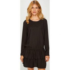 Scotch & Soda - Sukienka. Zielone sukienki damskie Scotch & Soda, l, bez wzorów, z materiału, casualowe, bez kołnierzyka, bez ramiączek. W wyprzedaży za 269.90 zł.