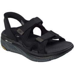Sandały męskie Skechers Max Cushioning Premier 2.0 Sa. Czarne sandały męskie Skechers, z materiału, bez zapięcia. Za 590.00 zł.