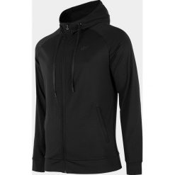 4f Bluza męska H4Z22-BLMF350 Głęboka czerń r.S. Bluzy męskie 4f, m, bez wzorów, bez kaptura. Za 172.13 zł.