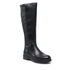 Kozaki Lasocki. Czarne kozaki damskie Lasocki, bez obcasa, na płaskiej podeszwie. Za 399.99 zł.