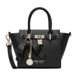 Torebka Nine West. Czarne torebki do ręki damskie Nine West, bez wzorów, klasyczne, bez dodatków. Za 329.99 zł.