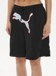 Puma Szorty sportowe DUA LIPA 536636 Czarny Loose Fit. Czarne szorty sportowe damskie Puma, s, bez wzorów, z syntetyku, sportowe. Za 239.99 zł.