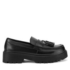 Loafersy Lasocki. Czarne mokasyny damskie Lasocki. Za 219.99 zł.