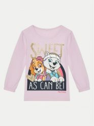 NAME IT Bluzka 13238550 Różowy Regular Fit. Czerwone t-shirty i topy dla dziewczynek Name it, bez wzorów, z bawełny, bez ramiączek. Za 49.99 zł.