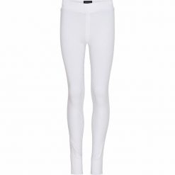 Dziewczęce legginsy jeździeckie z pełną przyczepnością Equipage Dai. Białe legginsy dla dziewczynek EQUIPAGE, bez wzorów. Za 271.00 zł.