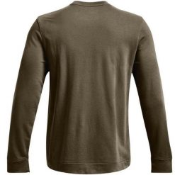 Męska Bluza Z Logo Rival Frotte. Zielone bluzy męskie Under Armour, m, bez wzorów, bez kaptura. Za 198.99 zł.