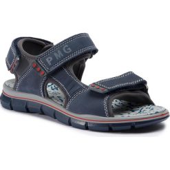 Sandały PRIMIGI - 3396711 D Azzurr. Niebieskie sandały chłopięce Primigi, z materiału, bez zapięcia. W wyprzedaży za 179.00 zł.