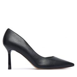 Szpilki Aldo. Czarne szpilki damskie Aldo, bez wzorów, bez obcasa, bez zapięcia. Za 339.99 zł.
