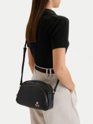 Beverly Hills Polo Club Torebka CEO-BHPC-C-013-09 Czarny. Czarne listonoszki damskie Beverly Hills Polo Club, bez wzorów, z materiału, bez dodatków. Za 159.99 zł.