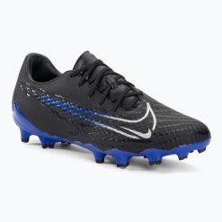 Buty do piłki nożnej Nike Phantom GX Academy FG/MG. Czarne buty sportowe męskie Nike, bez zapięcia, do piłki nożnej. Za 209.99 zł.
