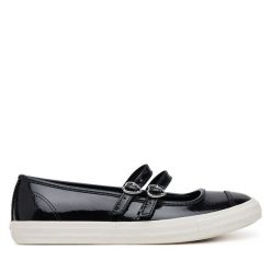 Baleriny Converse. Czarne baleriny damskie Converse, bez wzorów, retro, bez obcasa. Za 219.99 zł.