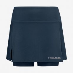 Spódniczka ze spodenkami do tenisa damska CLUB Basic Skort. Niebieskie spódnice damskie Head, xs, bez wzorów, z materiału, midi. Za 161.50 zł.