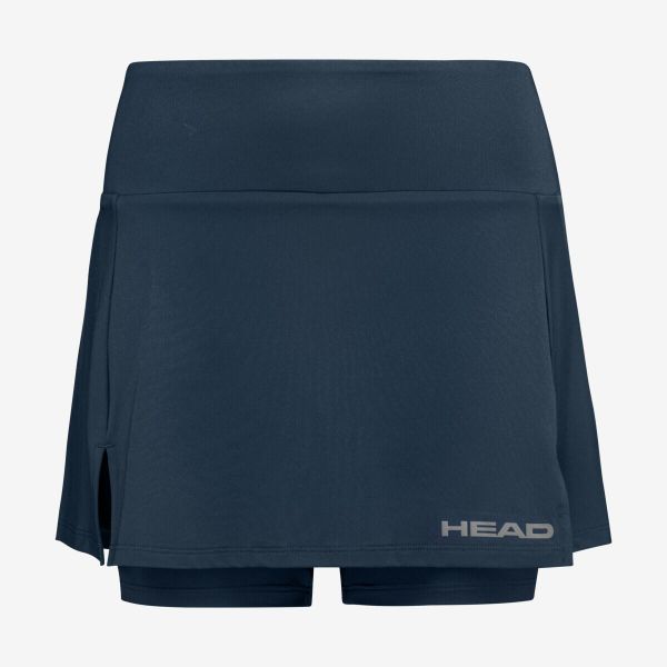 Spódniczka ze spodenkami do tenisa damska CLUB Basic Skort. Niebieskie spódnice damskie Head, xs, bez wzorów, z materiału, midi. Za 152.00 zł.