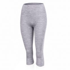 Legginsy merino dla kobiet MALKA. Brązowe bielizna termoaktywna damska LASTING, m, bez wzorów, z materiału, bez ramiączek. Za 409.00 zł.