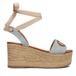 Espadryle Liu Jo. Niebieskie espadryle damskie Liu Jo, bez wzorów, bez obcasa, bez zapięcia. Za 419.99 zł.