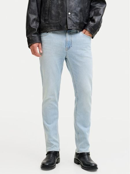 Jack & Jones Jeansy Clark 12289105 Niebieski Regular Fit. Niebieskie jeansy męskie Jack & Jones. Za 145.99 zł.