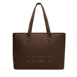 Torebka LOVE MOSCHINO. Brązowe torebki do ręki damskie Love Moschino, bez wzorów, bez dodatków. Za 849.99 zł.