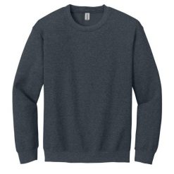 Bluza Rozpinana Z Grubej Mieszanki Dla Dorosłych Unisex. Szare bluzy męskie Gildan, m, bez wzorów, bez kaptura. Za 63.99 zł.