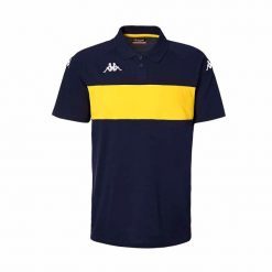 Polo Kappa Dianetti. Niebieskie koszulki polo męskie Kappa, m, bez wzorów, bez ramiączek. Za 193.00 zł.