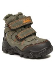 Sprandi Śniegowce CP91-21970 Khaki. Brązowe buty zimowe chłopięce Sprandi, bez wzorów, z materiału, bez zapięcia. Za 129.99 zł.