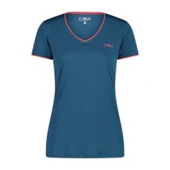 Koszulka damska CMP. Brązowe t-shirty damskie CMP, s, bez wzorów, z dżerseju, bez kołnierzyka. Za 150.00 zł.