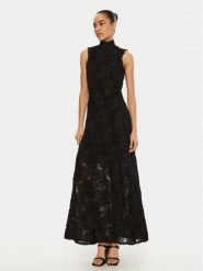 ROTATE Sukienka wieczorowa 113617 Czarny Regular Fit. Czarne sukienki damskie ROTATE, bez wzorów, z syntetyku, wizytowe, bez kołnierzyka, bez ramiączek. Za 1,429.00 zł.