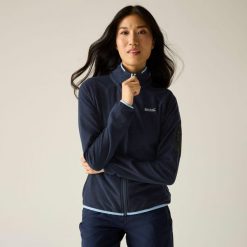 Damska bluza polarowa Rivendell z zamkiem błyskawicznym. Fioletowe bluzy damskie Regatta, m, bez wzorów, z materiału, bez kaptura. Za 183.99 zł.