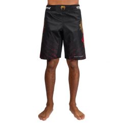 Spodenki treningowe męskie Venum X Tekken 8 - Marshall Law Fight Shorts. Czarne krótkie spodenki sportowe męskie VENUM, m, bez wzorów. Za 309.99 zł.