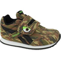 Buty sportowe Sneakersy chłopięce, Royal Classic Jogger 2.0 K. Zielone buty sportowe chłopięce Reebok, bez wzorów, sportowe, bez zapięcia. Za 79.99 zł.