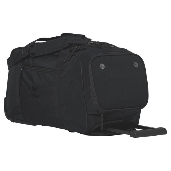 Torba sportowa na kółkach Erima Travel Line. Czarne torby i plecaki dziecięce Erima. W wyprzedaży za 271.50 zł.