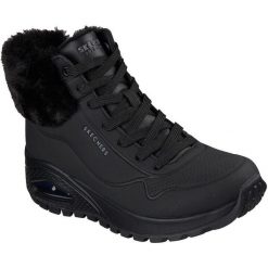 Buty Skechers Uno RuggedFall Air, Kobiety. Czarne obuwie sportowe damskie Skechers, bez wzorów, z materiału, trekkingowe, Skechers Sport. Za 449.99 zł.