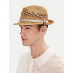 Kapelusz Barbour. Brązowe czapki i kapelusze męskie Barbour, bez wzorów. Za 169.99 zł.