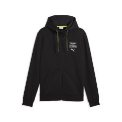 Męska bluza z kapturem PUMA x ASTON MARTIN ARAMCO F1® TEAM Essentials PUMA. Czarne bluzy męskie Puma, m, bez wzorów, z kapturem, do biegania. Za 349.00 zł.