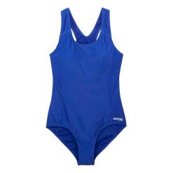 Damski Jednoczęściowy Strój Kąpielowy Active II. Niebieskie kostiumy jednoczęściowe damskie Regatta, bez wzorów, z elastanu, do pływania. Za 196.99 zł.