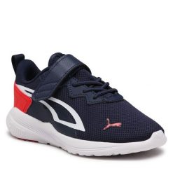 Sneakersy Puma. Niebieskie trampki i tenisówki chłopięce Puma, bez wzorów, bez zapięcia. Za 99.99 zł.