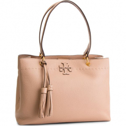 Torebka TORY BURCH - M.Triple-Compartment Tote 49194 Devon Sand 288. Torebki do ręki damskie marki Tory Burch. W wyprzedaży za 1,469.00 zł.