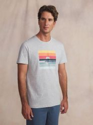 T-shirt TBS Keran. Szare t-shirty damskie TBS, l, bez wzorów, z bawełny, klasyczne, bez kołnierzyka. Za 139.00 zł.