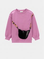 Coccodrillo Bluza WC4132101CEK Różowy Relaxed Fit. Czerwone bluzy dla dziewczynek COCCODRILLO, bez wzorów, z bawełny, bez ramiączek, bez kaptura. Za 59.99 zł.