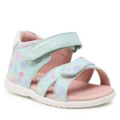 Sandały Garvalin. Zielone sandały dziewczęce Garvalin, bez zapięcia. Za 229.99 zł.
