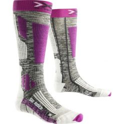 Skarpety narciarskie damskie X-Socks Ski Rider 2.0. Szare skarpety damskie SIDAS, bez wzorów, z materiału. Za 53.49 zł.
