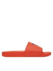 Guess Klapki F5GZ05 BB00F Pomarańczowy. Brązowe klapki męskie Guess, z tworzywa sztucznego. Za 99.99 zł.