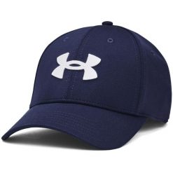 Czapka Under Armour Blitzing. Białe czapki i kapelusze męskie Under Armour, bez wzorów, z poliesteru. Za 77.99 zł.