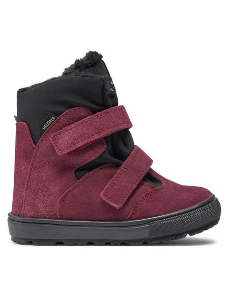 Mrugała Kozaki 7281/4-55 Fioletowy. Fioletowe buty zimowe dziewczęce Mrugała, bez wzorów, z materiału, bez zapięcia. Za 449.99 zł.