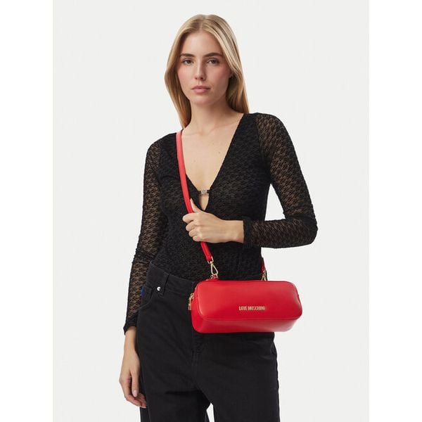 Torebka LOVE MOSCHINO. Czerwone torebki do ręki damskie Love Moschino, bez wzorów, klasyczne, bez dodatków. Za 769.99 zł.